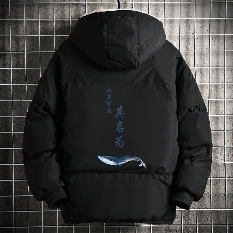 加厚加绒连帽衣男大码服男面包服男MY16261-P100网格挂拍,男装棉衣,电商A040A