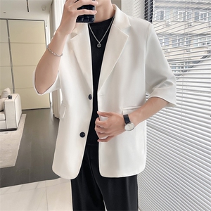 夏季五分小西服男小西装男女可穿得物品质XF003-P70搭配裤子有货图片