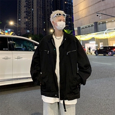F371P70男生秋装新中式潮牛仔外套男复古宽松水洗，男装工装外套，星座512-6