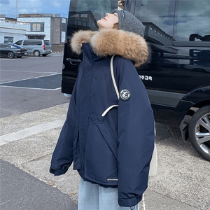 【升级款】派克服工装羽绒棉服oversize面包服外套Y902-P110网图图片