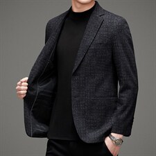 D1593男式2023春季新款便西男韩版西装外套商务休闲西服男装P190，男装西服，电商B360