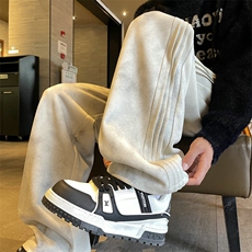 脏脏裤扎染休闲卫裤潮牌褶皱大码宽松直筒长裤504-K862-P50控78，男装休闲裤，星座504