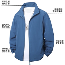 新高品质立领防晒衣男士夏季运动休闲防晒防紫外线皮肤衣975-P40，男装防晒衣，星座1403A