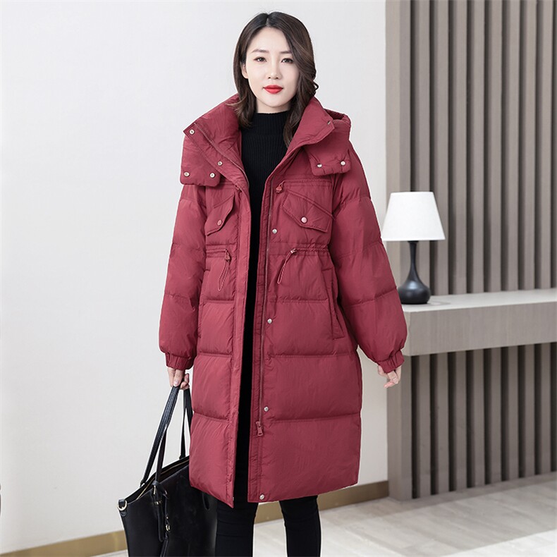 2024新款时尚潮流女装长款羽绒服保暖显瘦大码外套，女装羽绒服，凯瑟曼