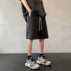 美式高街短裤男夏季潮牌侧边拉链运动五分裤XZ211-1-K2328-P45，男装牛仔裤，星座211-1