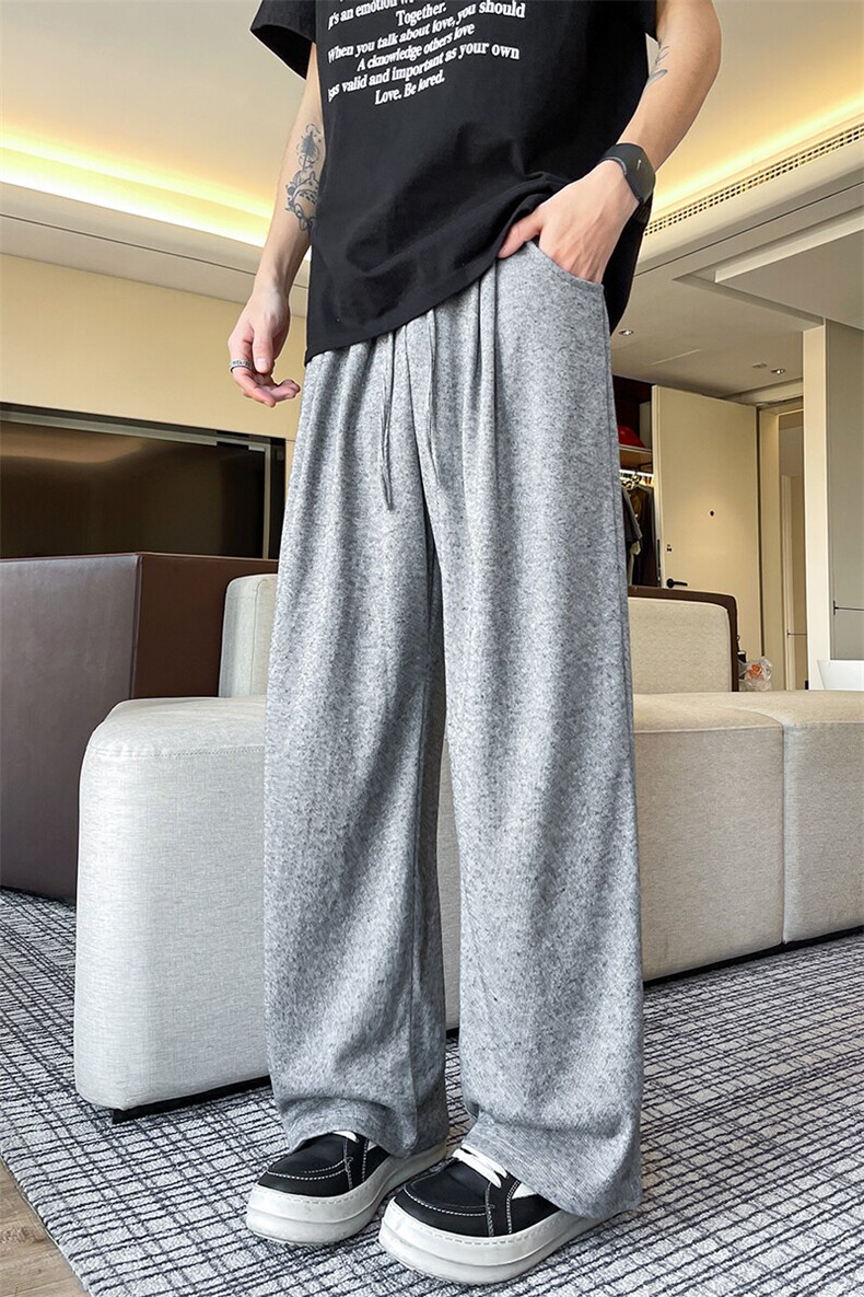 8XL-M特大码工装裤男纯色宽松裤卫裤休闲基础款K995P55,男装休闲裤,电商D206-1