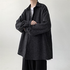 宽松厚款长袖衬衫男KD624-P30，男装衬衫，电商D312-1