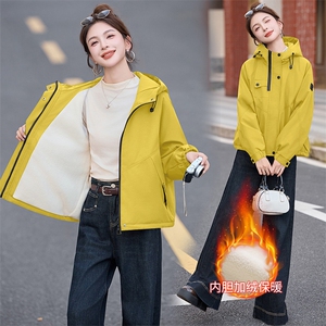 现货！现货！棉衣女2025冬季新款女装加绒加厚棉衣休闲派克服图片