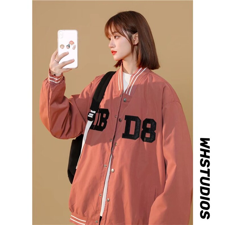 2025春季新品男夹克外套棒球服情侣款时尚棒球服港风宽松上衣男女,男装夹克,星座1210-1
