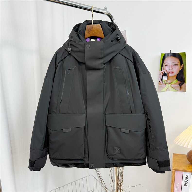 2025新款连帽90白鸭绒羽绒服D213-H24023-P450,男装羽绒服,电商D213