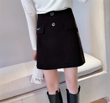 呢料短裙，其它，秀禾