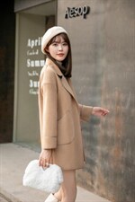 现货供应：双面羊绒大衣外套M一XL，其它，拉思维加丝