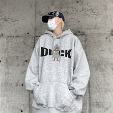 冬装新品卡通印花连帽加厚卫衣XZ203-W659加绒-P58，男装卫衣，星座203