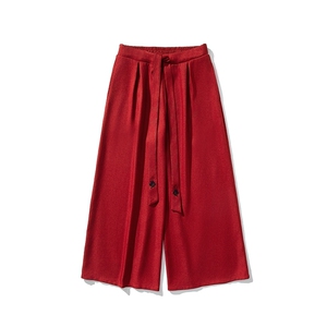 秋冬新款 加厚风宽松休闲裙裤汉服阔腿裤宋裤新中式 K272/P75图片