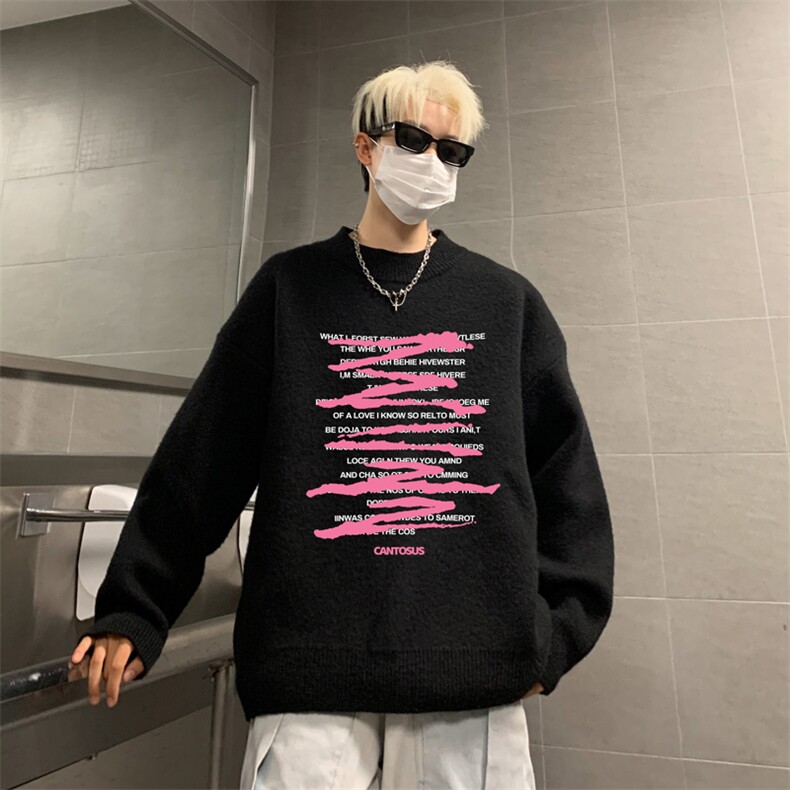 高质量！秋冬季半高领毛衣男士加绒加厚线衣针织衫男DMY523-特P38,男装针织衫/毛衣,电商B371