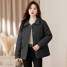 简约百搭白鸭绒羽绒服女2025新款衬衫领轻薄羽绒服休闲短外套，女装羽绒服，衣之秀