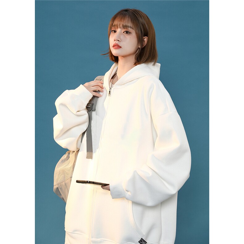 2025秋新抖音得物品质重磅420克男士纯色开衫卫衣WY801P78/控105,男装卫衣,电商A148-1
