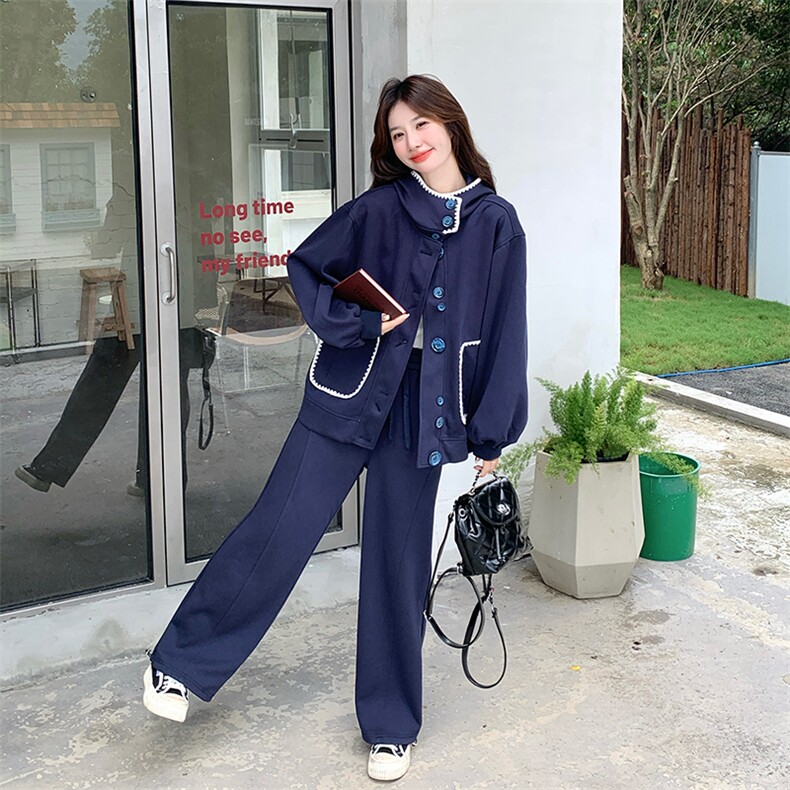 26新品现货绣花外套阔腿裤两件套2C285-2858-P200-K298,女装套装/套裙,2C285