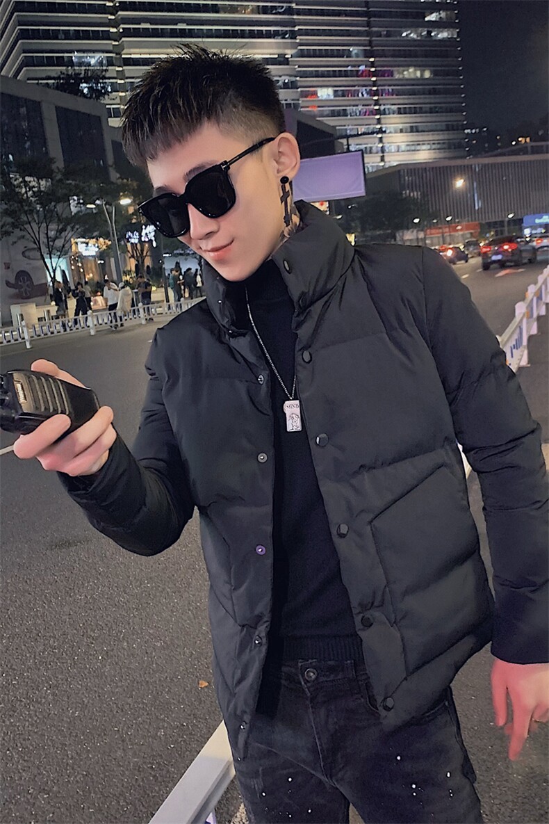 312A-A8810-P125冬季社会小伙立领棉衣外套韩版潮流棉服,男装棉衣,星座312A-5