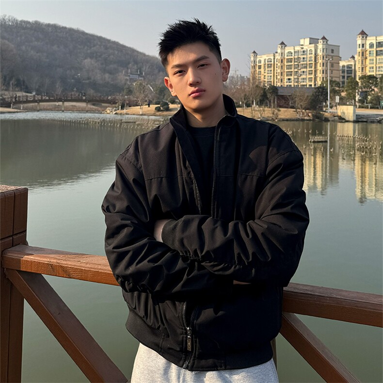 【网图慎用】高街工装夹克简约潮牌百搭宽松男5Q4040-TP3568,男装夹克,电商A102