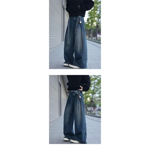 15061/G91830/P51个性字母牛仔裤1图片