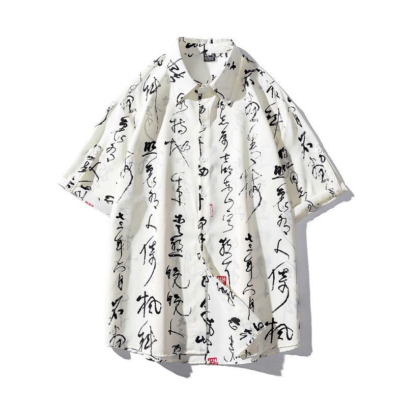 1毛笔字套装TZ77836特P50衬衫DCS77837特P30DK77838特P20套装控98,男装衬衫,星座226-2