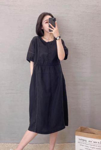 夏季连衣裙，女装连衣裙，曼希野