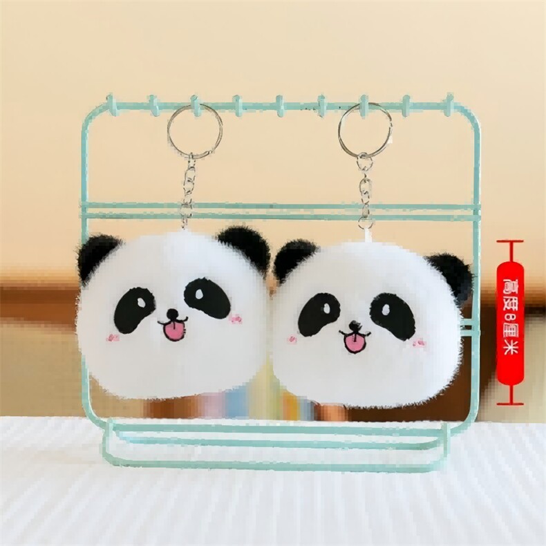 熊猫头，杜建毛绒玩具
