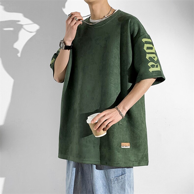 新款短袖男日系白墙夏季t恤休闲百搭印花圆领T恤男上衣TC3136-P35,男装T恤,星座717