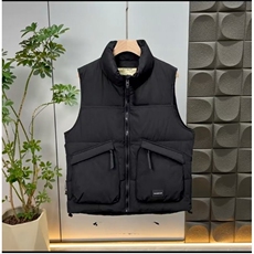 秋冬季新款立体口袋纯色小标拉链棉马甲坎肩休闲313B-828-P60，男装背心/马甲，星座313B
