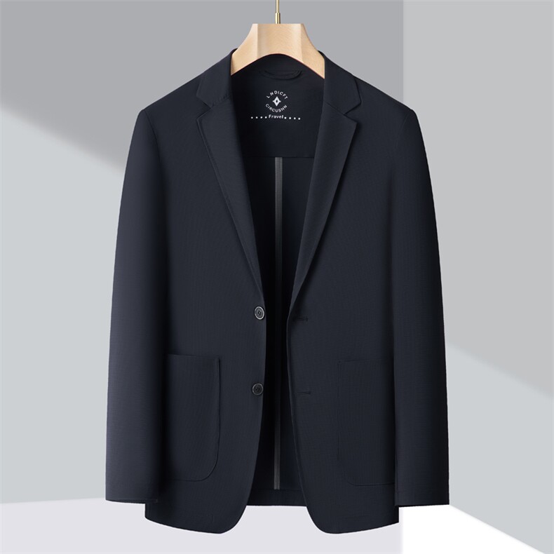 ZL220011男式秋季新款长袖简约西服休闲商务便服西装防晒服图片