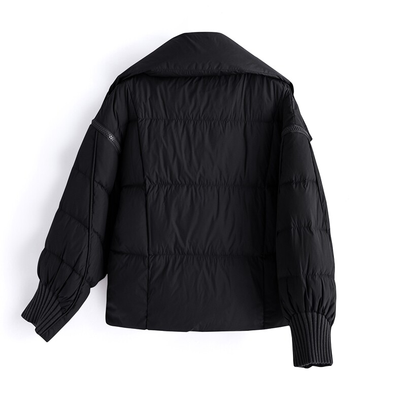 衣秀之家2319款短款大翻领加厚时尚羽绒服冬季保暖外套女,女装羽绒服,衣秀之家