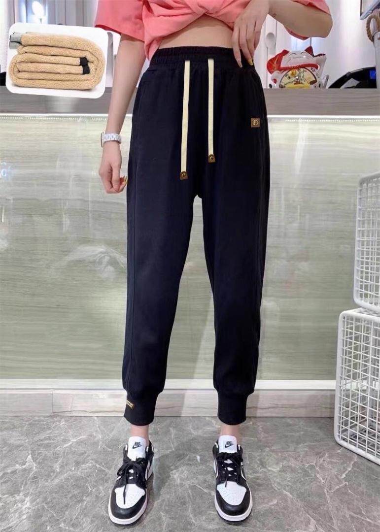 加绒加厚卫裤，女装休闲裤，盈佳
