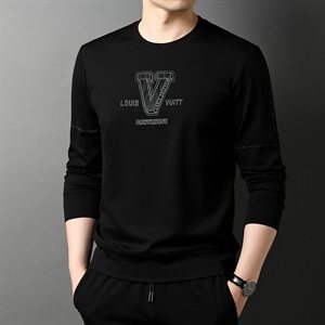J624钱塘2020-1秋冬男士新款高端卫衣打底衫长袖贴身舒适P57图片