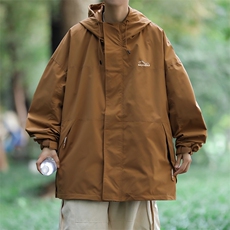 户外工装风冲锋衣外套春秋潮牌ins百搭休闲连帽夹克男W7876-P56，男装夹克，星座512-4
