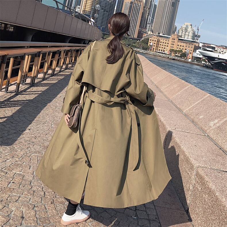 新现货2021春秋季新款风衣8605-7219，女装风衣，浙宝225