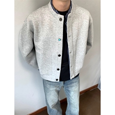 覆古假两件拼接立领新中式外套男秋冬季宽松夹克潮WM11-P59，男装夹克，星座208-5