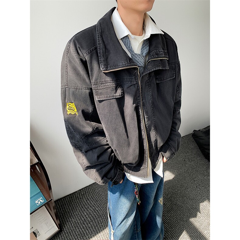 加绒牛仔棉服男冬季棉衣外套羊羔绒加厚毛领保暖外套MY1304-P148,男装棉衣,星座1103-3