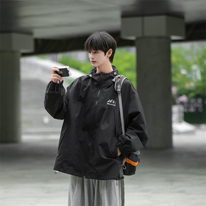 港风外景秋款时尚百搭连帽夹克A247-F381 P65控88图片