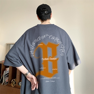 ！2024夏季潮牌男士华夫格短袖T恤透气半袖体恤TXH327P28图片