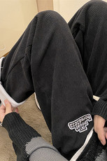 冬季新款灯芯绒加绒加厚休闲裤K5415B315P65控78，男装休闲裤，电商B315
