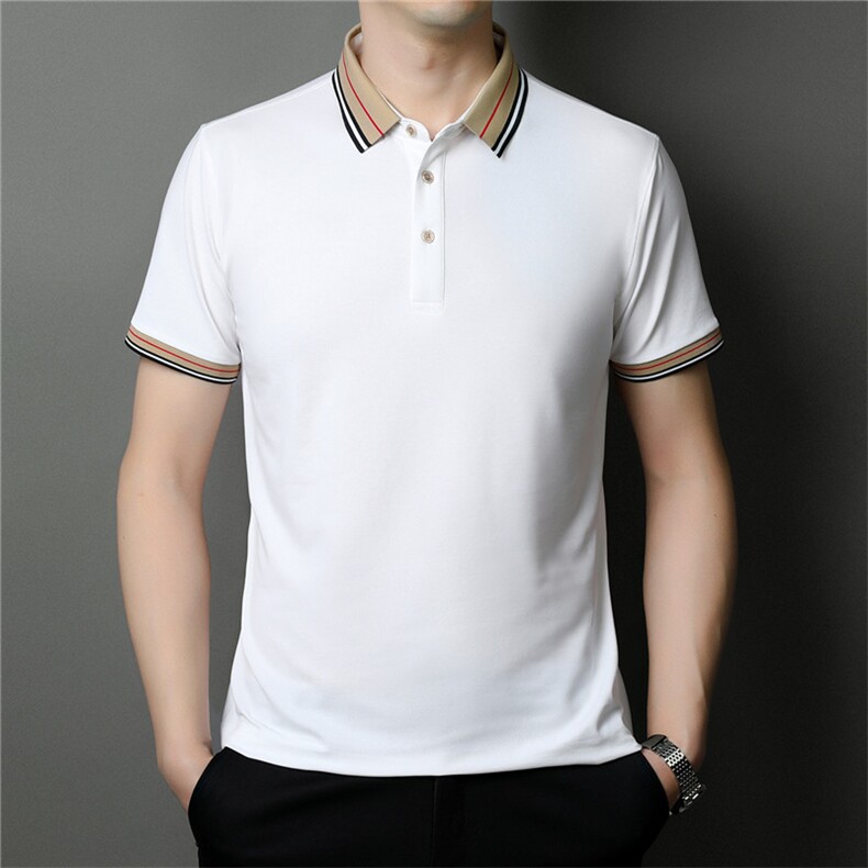 短袖t恤夏季男士潮流新款体恤衫翻领时尚休闲百搭上衣JK2319-P50，男装Polo衫，星座1105-3