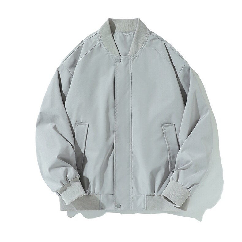春季新款现货宽松棒球服男休闲简约百搭潮流夹克上衣外套6603-P60,男装夹克,电商B306
