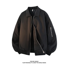 短款教练飞行夹克棉服冬季夹棉加厚棉衣外套男5D1180-TP5598，男装夹克，电商A102