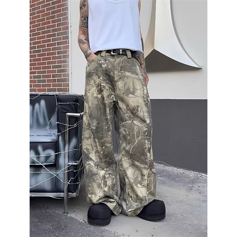 简约流行日系新款潮流百搭牛仔裤时尚气质慵懒原宿文艺K8037，男装牛仔裤，星座1116A（原606A-3）