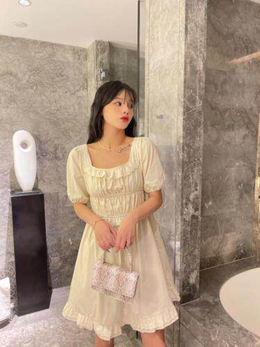 日韩连衣裙，女装连衣裙，花海QY