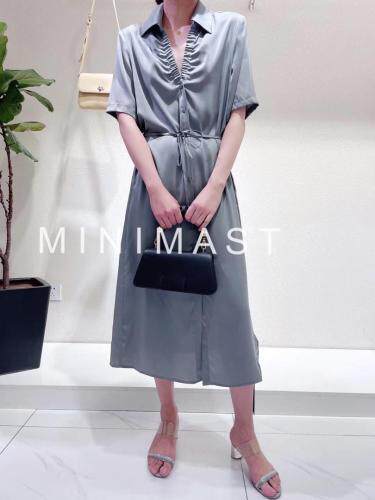 醋酸连衣裙，女装连衣裙，SUKEYI 舒可衣