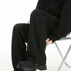 春季高个子加长西裤垂感直筒休闲裤男阔腿长裤子188cm115KZ028P55，男装西裤，电商B312