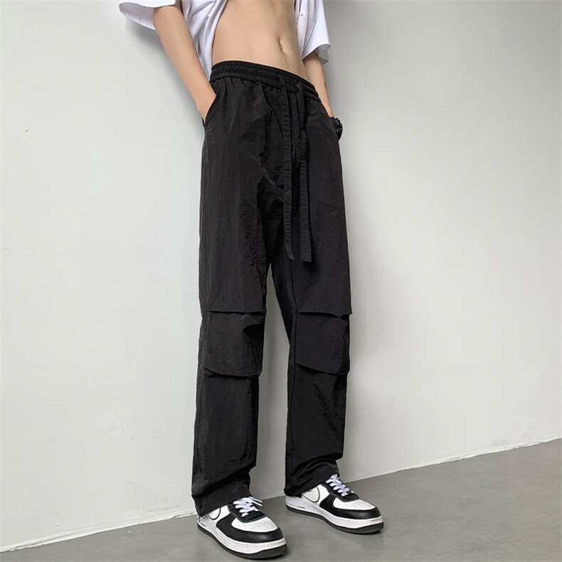 美式机能裤男夏季薄款痞帅炸街伞兵裤休闲直筒裤XZ211-K2332-P55,男装休闲裤,星座211-1