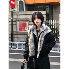 有货羊羔绒毛棉袄男士冬季2025新款棉衣冬装棉服外套MF407-特P99，男装棉衣，星座412-3